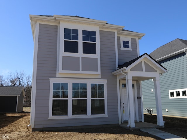 view of front of home