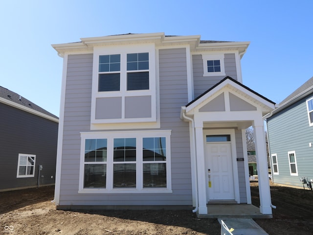 view of front of home