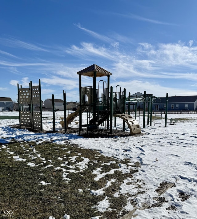 dock area featuring a playground