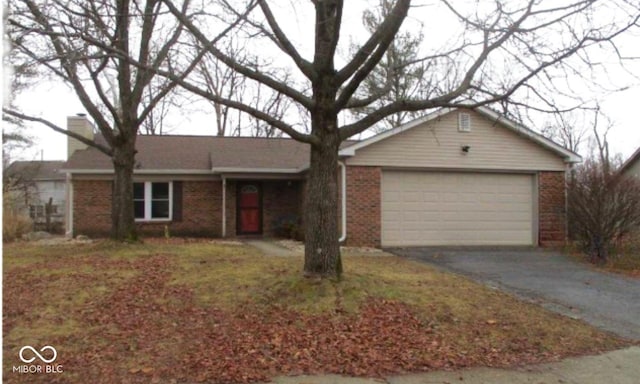 ranch-style house with a garage