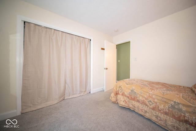 unfurnished bedroom with carpet