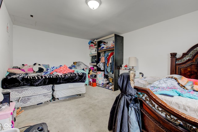 bedroom featuring carpet floors