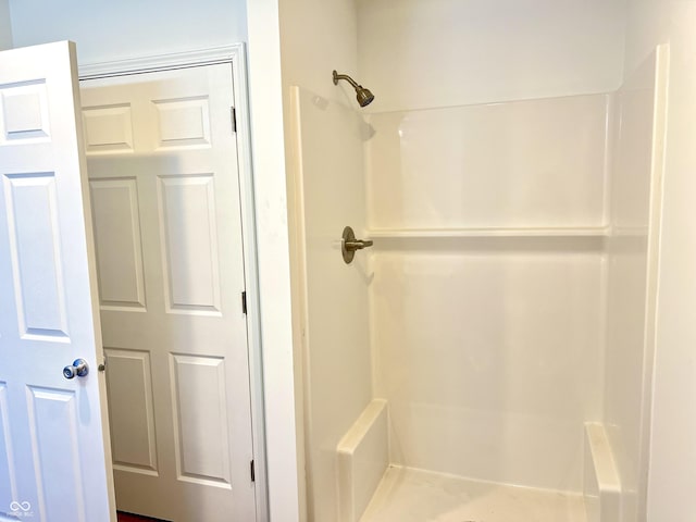 bathroom with walk in shower