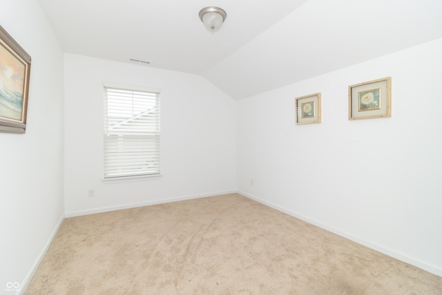 1226 Arlington Dr, Greenfield, IN 46140 - additional living space with carpet and lofted ceiling