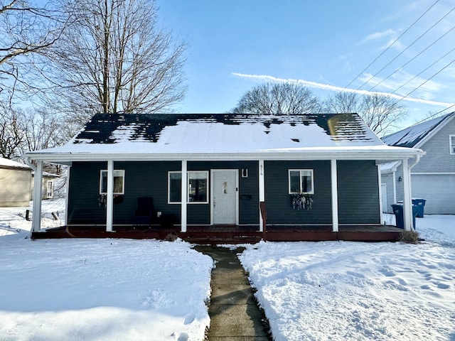 view of bungalow-style home