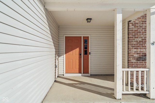 view of entrance to property