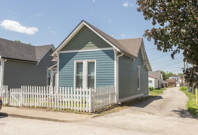 view of property exterior