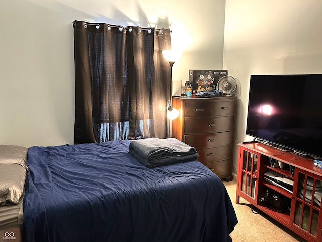 bedroom featuring carpet flooring