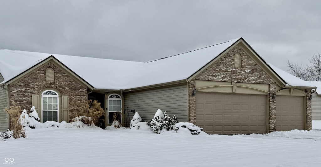 view of ranch-style home