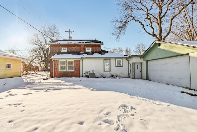 front of property featuring a garage