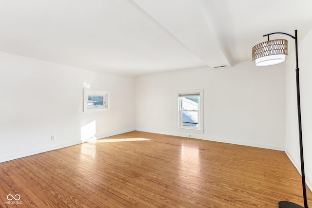 interior space with light hardwood / wood-style floors