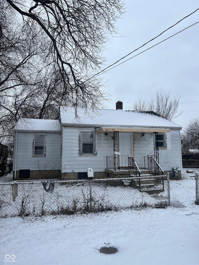 view of front of house