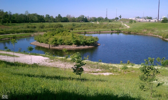 view of water feature