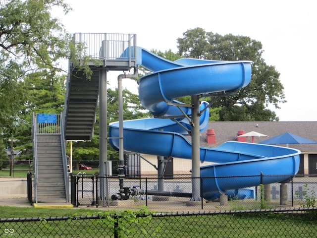 view of play area