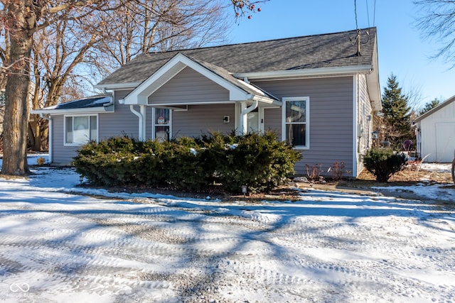 view of front of home