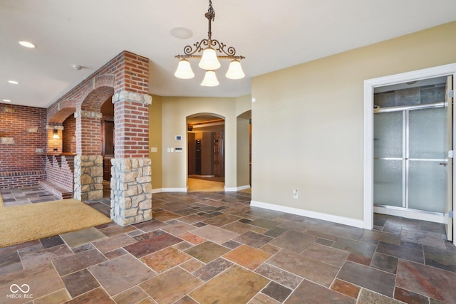 view of unfurnished living room