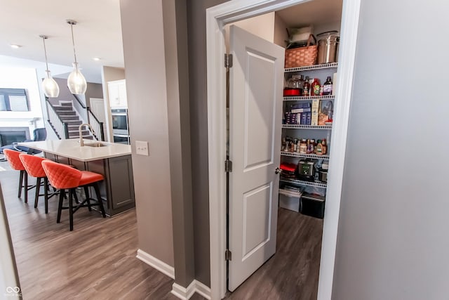 pantry featuring sink