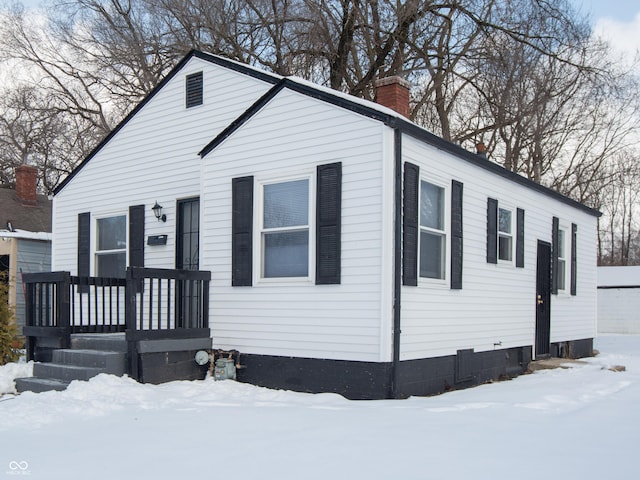 view of front of property