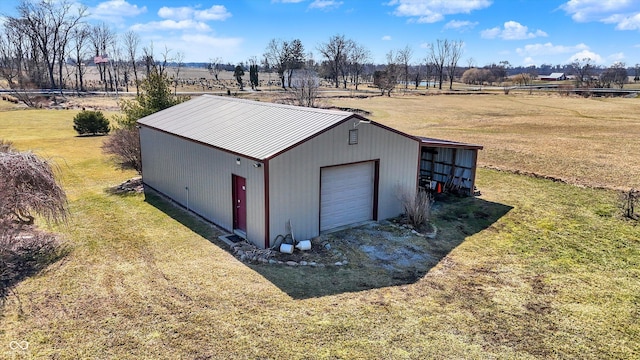 10194 E 900 N, Markleville, IN 46056 - exterior space featuring a rural view and a yard