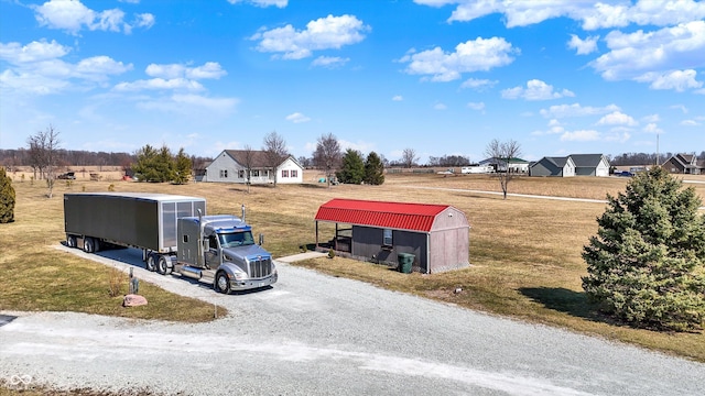 10194 E 900 N, Markleville, IN 46056 - exterior space featuring a pole building