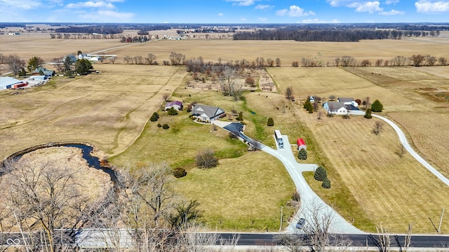 10194 E 900 N, Markleville, IN 46056 - bird's eye view featuring a rural view