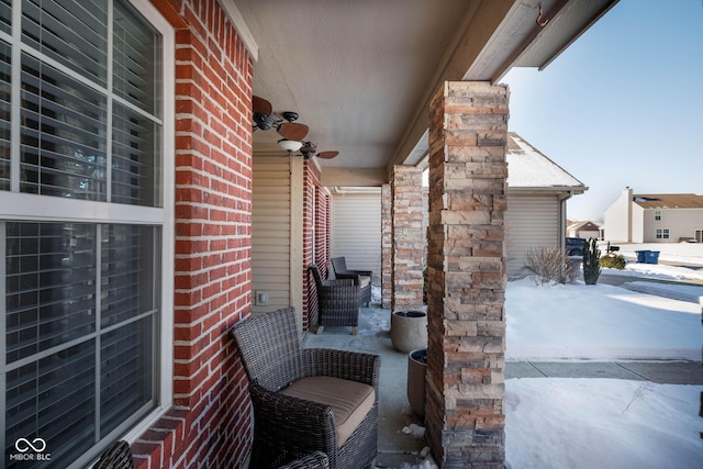 view of patio / terrace featuring a porch