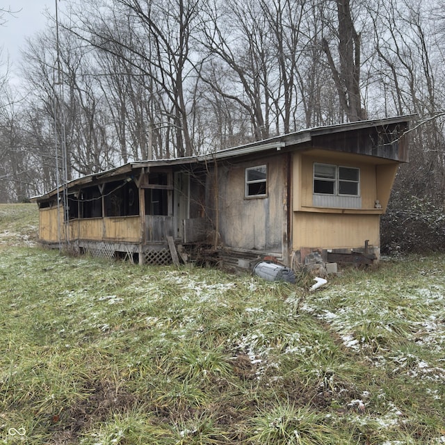 view of front of property