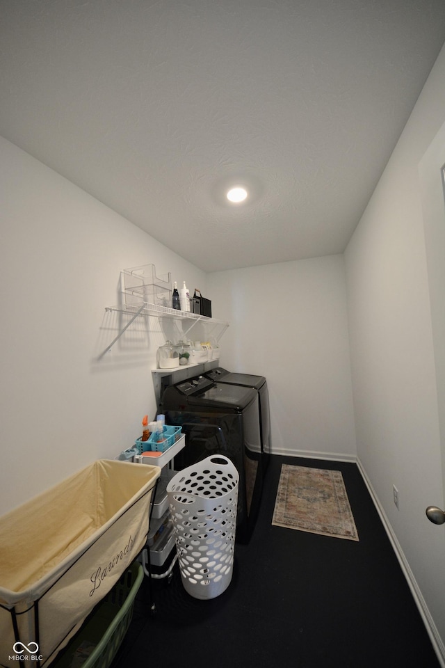 laundry area featuring washer and dryer