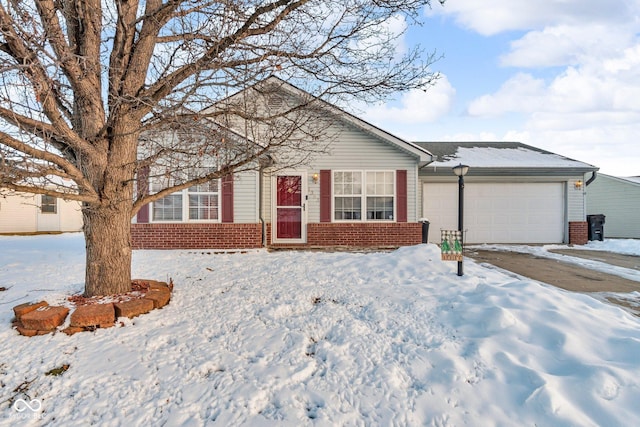 ranch-style house with a garage