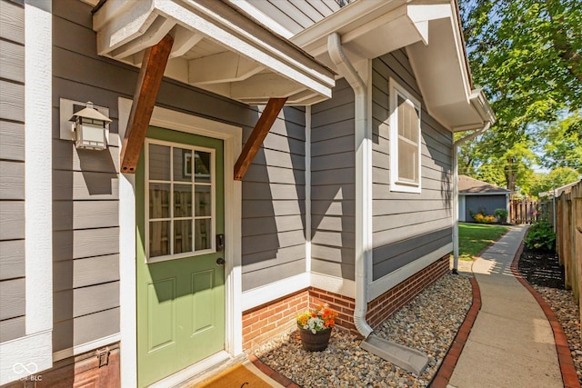 view of property entrance