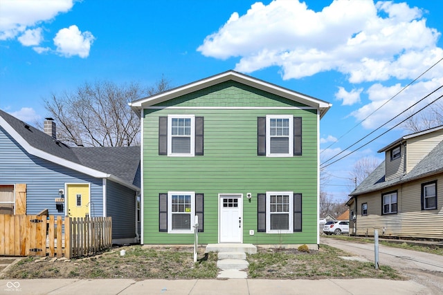 1446 E Naomi St, Indianapolis, IN 46203 - view of front facade featuring fence
