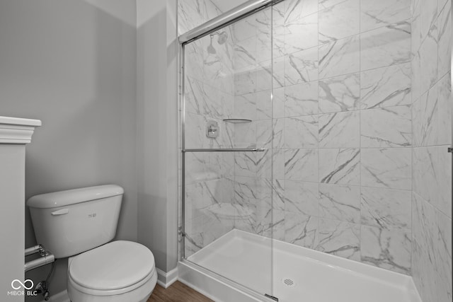 1721 Real St, Indianapolis, IN 46240 - full bath with a stall shower and toilet