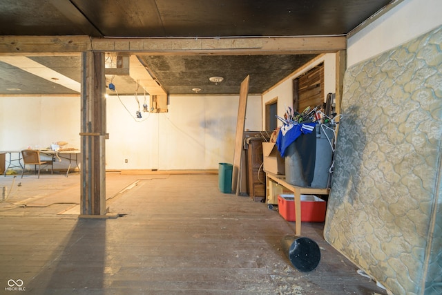 interior space featuring hardwood / wood-style floors