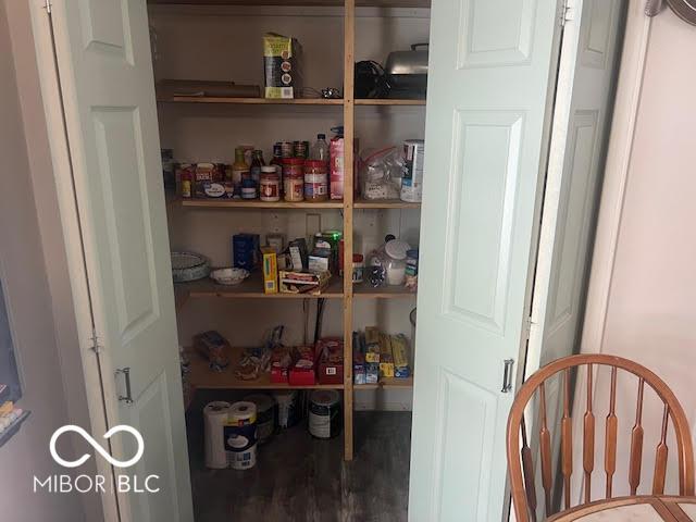 view of pantry