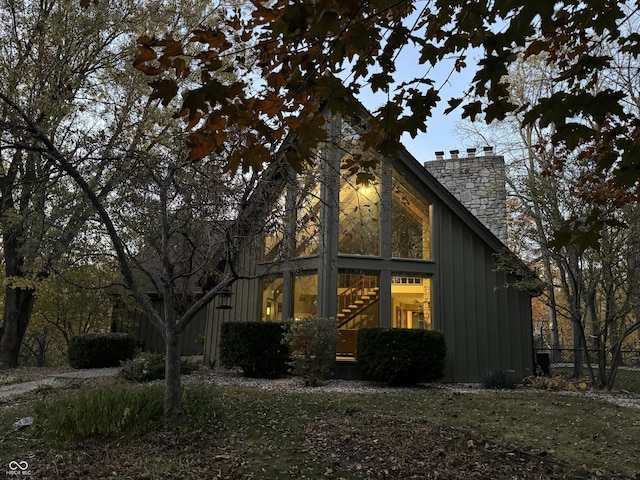 view of property exterior