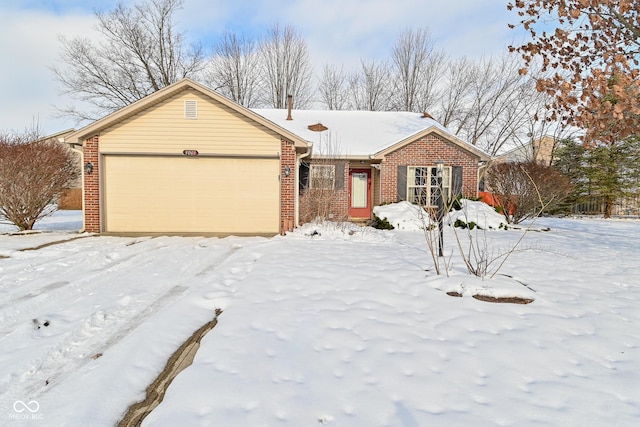 view of ranch-style house