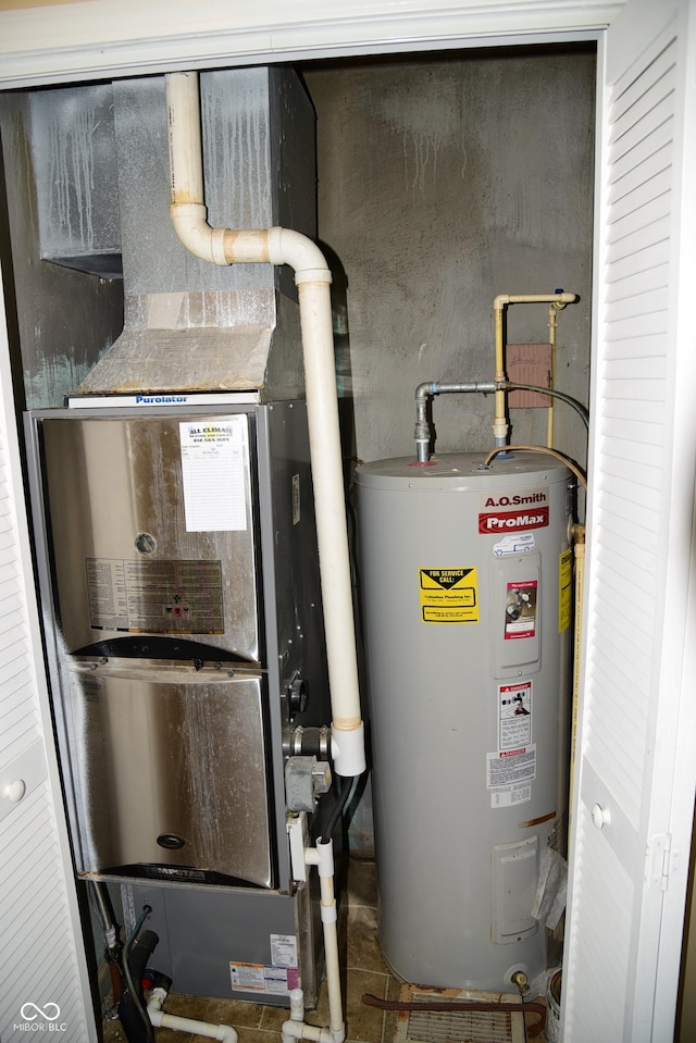 utilities with water heater