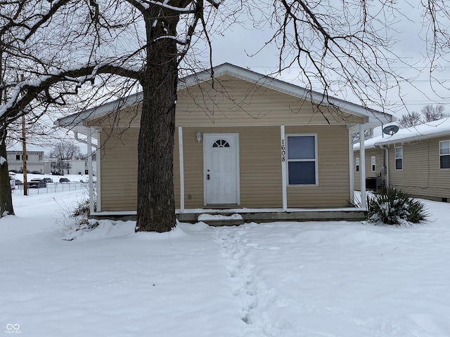 view of front of house