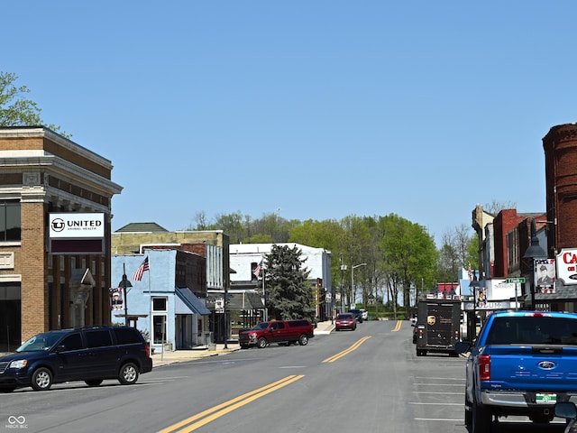 view of road