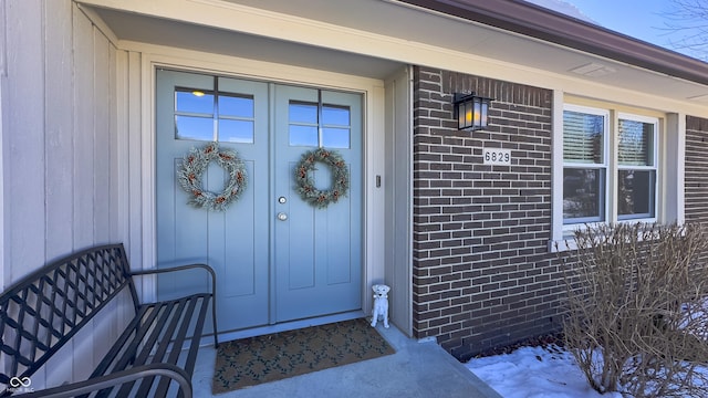 view of entrance to property