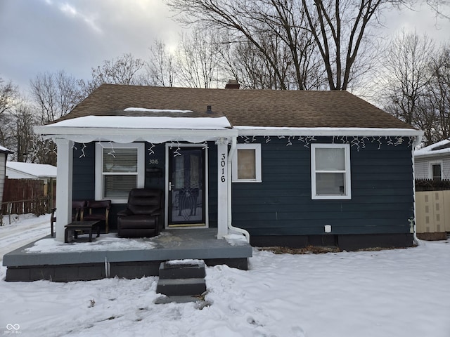 view of front of property