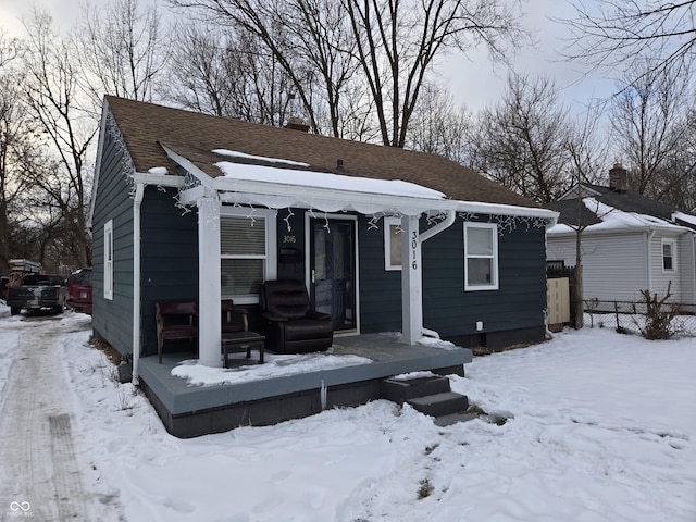 view of front of property