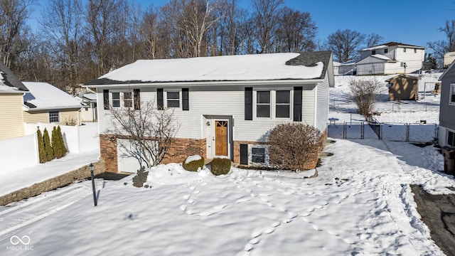 view of front of home