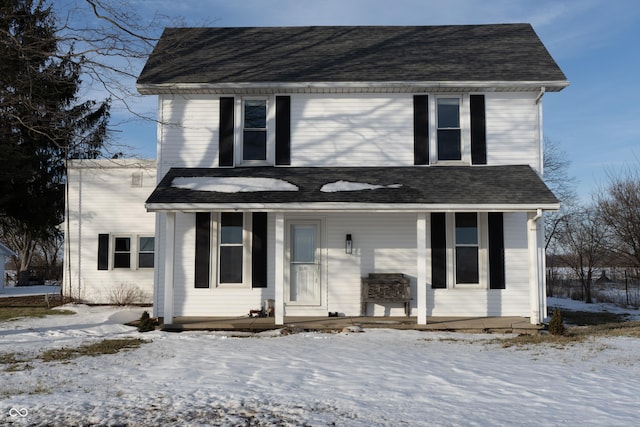 view of front of house with a porch