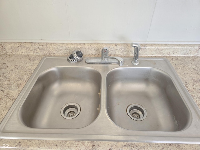 interior details featuring sink