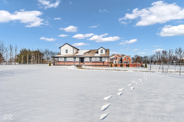 view of front of home