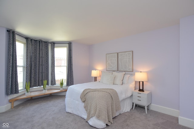 bedroom with carpet flooring