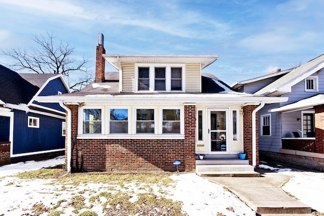 view of bungalow-style home