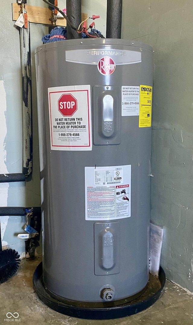 utilities with electric water heater