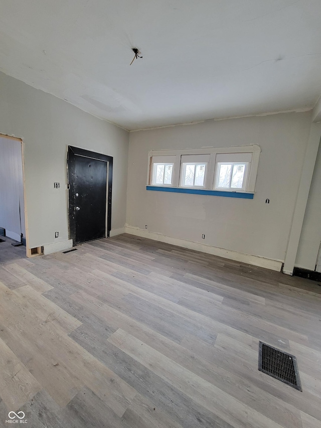 entryway featuring light wood-type flooring